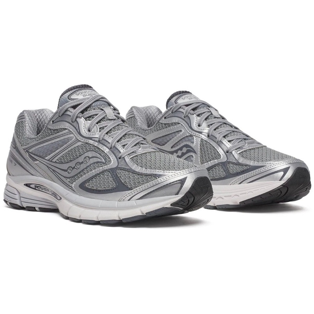 Saucony Progrid Guide 7 Grey Silver Mens 11.5 Womens 13 NIB Training Unisex Shoe
